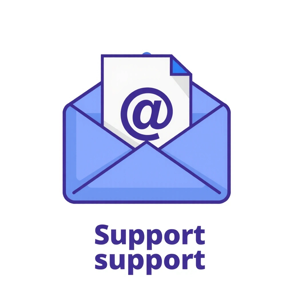 Ilustrație: Plic de email, reprezentând contactul prin email